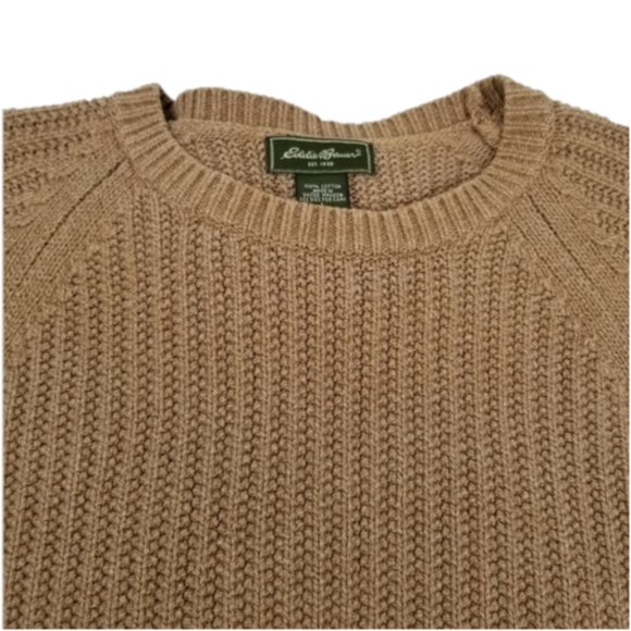 Eddie Bauer Other - Eddie Bauer Men's Tan Beige Knit Sweater